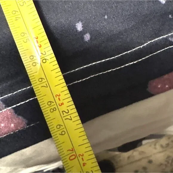 "Man In Black" Graphic Tee 4X Black & Pink Tie-Dye Polyester/Spandex - Picture 7 of 7